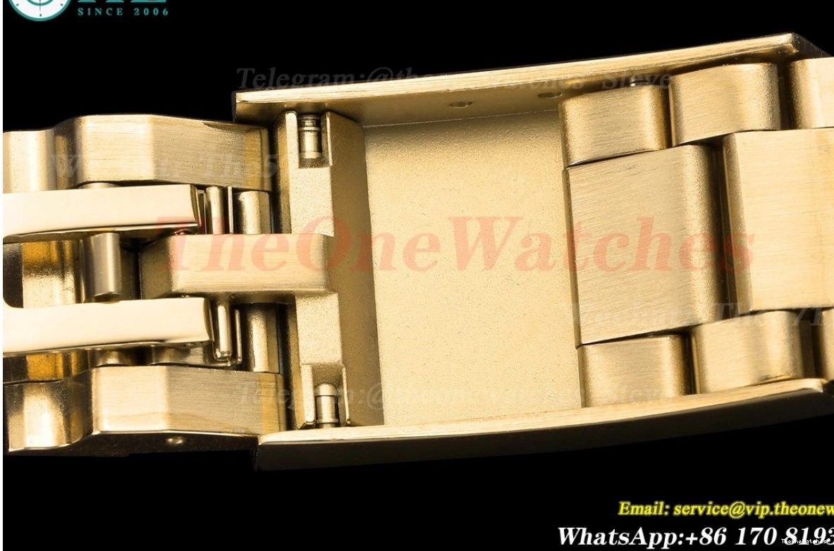 GDF A3836 Daytona 40mm Black Gold YG YG 0129